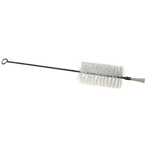 BOUCHONNERIE JOCONDIENNE L016 GOUPILLON NYLON AVEC EMBOUT FIXE MÉTAL, ROUGE ET BEIGE, 7 X 48 X 7 CM