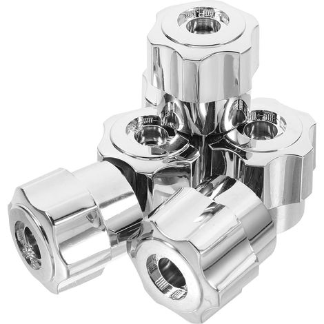 6 pièces Poignée Robinet Alliage Aluminium Leviers (1/5)