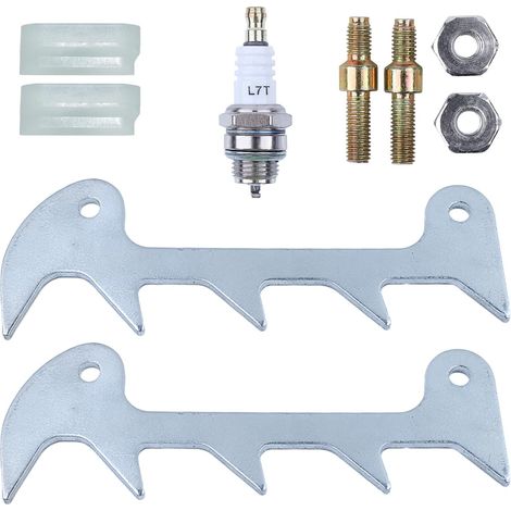 Pièces de rechange de tronçonneuse Adefol patin de coupe, pic-butoir, barre, boulon et écrou pour Stihl 026 036 MS260 MS360 avec bougie d'allumage remplacement pour 1121 648 6610, 0000 953 6605, 1110 (1/5)