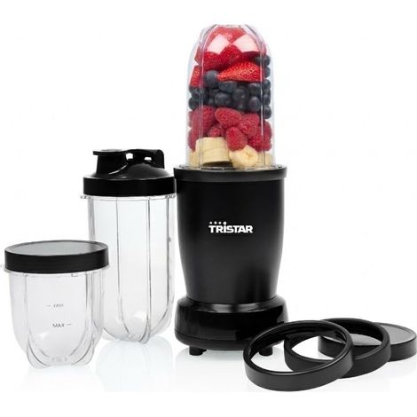 Blender a Smoothies, Moteur 350 W, Gourde 0,5 L a Emporter, 3 Gobelets avec Couvercles, Pieces Lavables au Lave Vaisselle, BL-4486 (1/5)