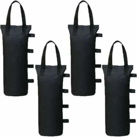 Set aus 4 Sandsäcken zur Stabilisierung von Pavillon, Markise, Zelt, Sonnenschirm und Gartenmöbeln.