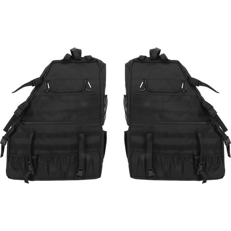 Sac de rangement à Cage à roulettes, organisateur de coffre multifonctionnel, porte-outil adapté pour Jeep Wrangler 2/4 portes 2007 à 20162 pièces (1/5)