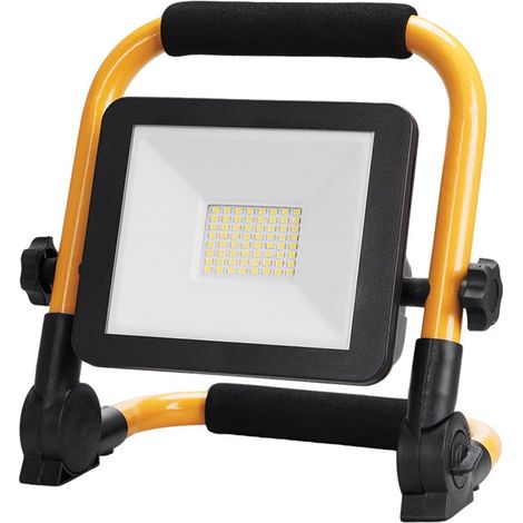 Rexer projecteur LED sur batterie 30W 3000 lumen IP65, lampe de travail rechargeable 4000K blanc neutre, projecteur portable avec support réglable, batterie USB-C 8Ah, pour chantier garage extérieur (1/5)