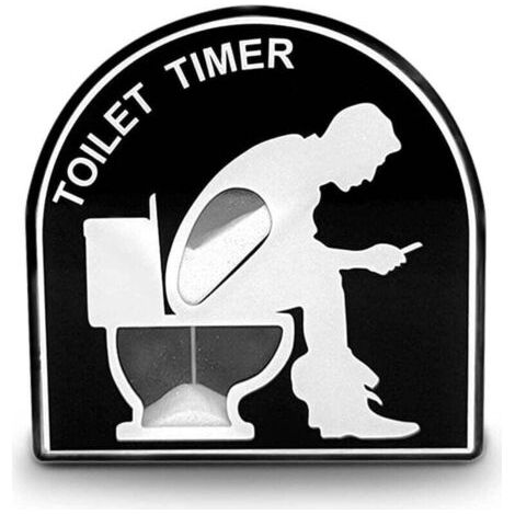 5 Minutes Minuterie de Sablier de Toilette, Minuterie de Brossage pour Enfants, Sablier de Toilette Créatif Jouet de Décoration de Maison de Jardin (1/4)