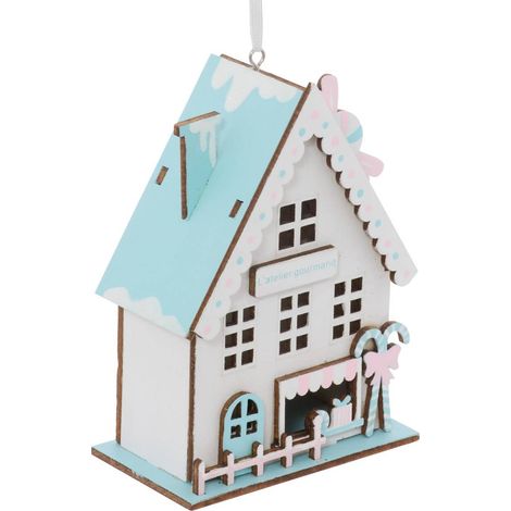 Casa in legno sdn pastello 10cm - Feeric lights & christmas (1/5)