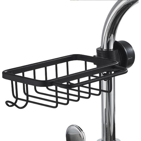 Cuisine Porte-éponge, Robinet Support de Rangement,Support pour Robinet d'Évier-Suspendu Organisateur, pour Évier de Cuisine et Salle de Bain (1/5)