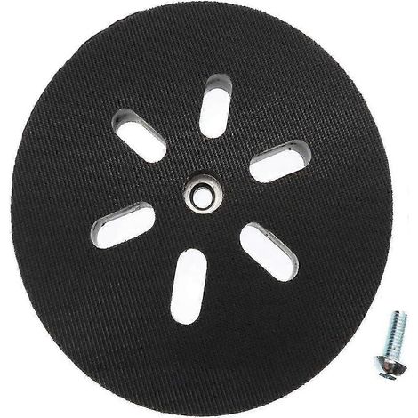 Plateau de ponçage de 150 mm pour ponceuse Bosch GEX Système d'aspiration des poussières à 6 trous, fixation auto-agrippante (1/5)