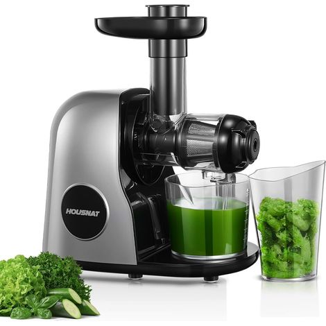 Extracteur de Jus Moteur Silencieux avec Fonction Inverse Extracteur de jus de fruits et légumes avec nutriments maximaux et 90% de pureté du jus. (1/5)