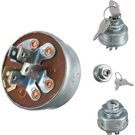 Commutateur d'allumage 5 broches pour tondeuse et tracteur – Métal durable – Installation facile sans outils – Compatible MTD (1/5)