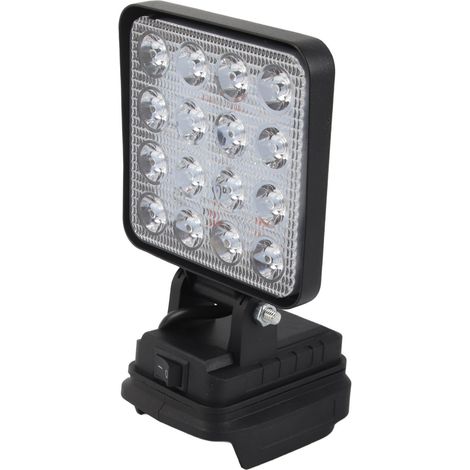18-V-Akku-LED-Arbeitsleuchte mit Lithium-Akku, superhelle Baustellenleuchte, Sicherheits-Außenstrahler für Bohrmaschinen BL1830, 1840 und 1850, leistungsstarke Beleuchtung (1/5)