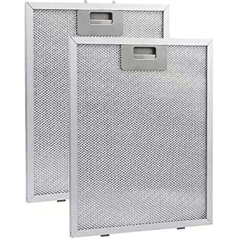2 Pièces Filtres de Hotte Cuisine Filtre D'Aération D'Extracteur en Métallique 320X260mm Hottes à Graisse Cuisinière (1/4)