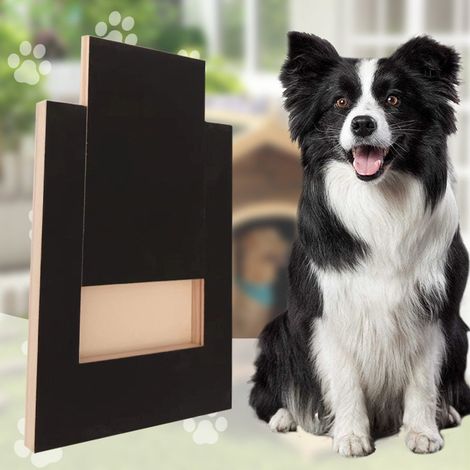 Arbre à griffer pour chiens - Griffoir - Planche à griffer - Tapis à griffer - Lime à ongles - Accessoires pour animaux - En bois - Noir (1/4)