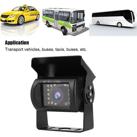 Caméra de recul étanche infrarouge HD avec vision nocturne et 24 LEDs (1/5)