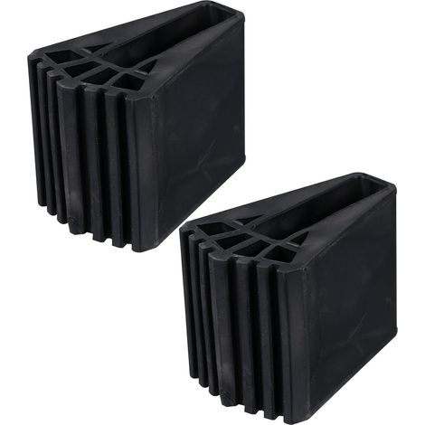 Protections de pieds d échelle en caoutchouc noir conception (1/5)