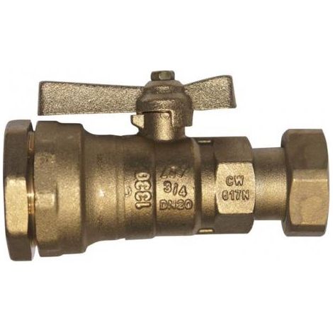 Robinet compteur droit 4MS à écrou tournant - 32-26x34 (1/2)