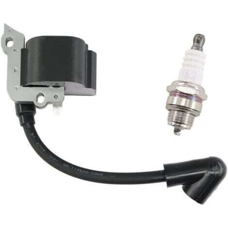 AIPER Ignition Coil with Spark Plug for Stihl FS38 FS46 FS45 FS55 FC55 FC55Z FC55-DZ HL45 HL45Z HL45-DZ HS45 HS45Z KM55 KM55RZ KM55C KM55R Chainsaw Replacement 4140 400 1308 (1/4)