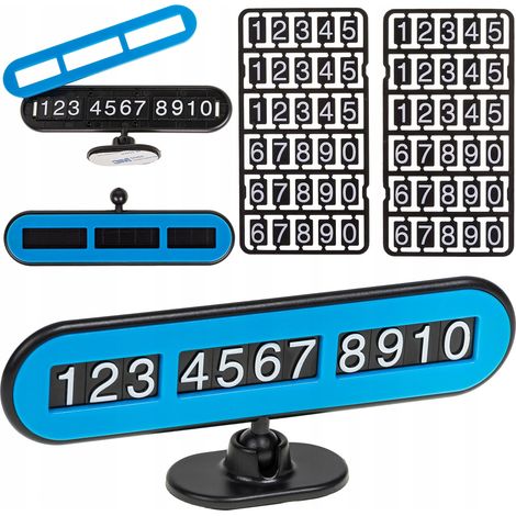 TARGA CON NUMERO DI TELEFONO