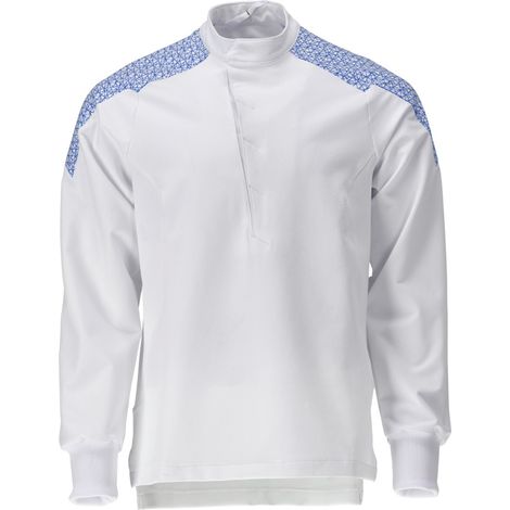 Mascot Schlupfkasack, ULTIMATE STRETCH Gr. M, weiss/azurblau (1/4)