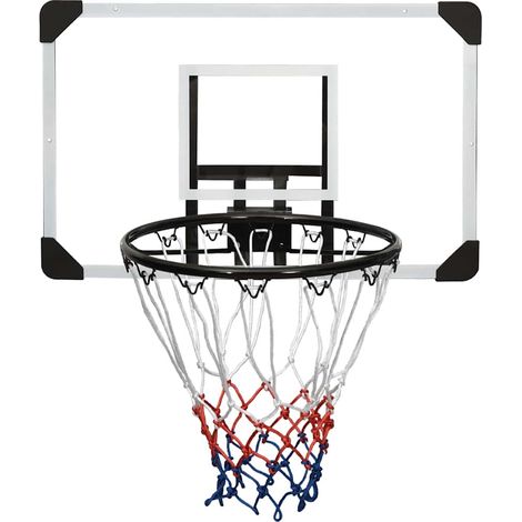 vidaXL Transparentes Basketballbrett 71x45x2,5 cm Polycarbonat