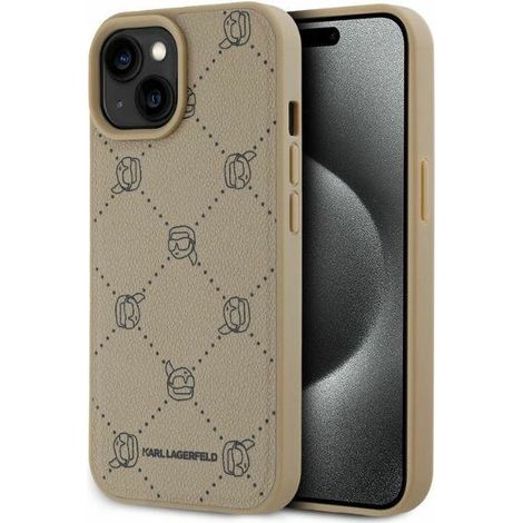 Karl Lagerfeld KLHMP15SPGKHPHE iPhone 15 6.1 beige/beige MagSafe Karl Heads (1/5)