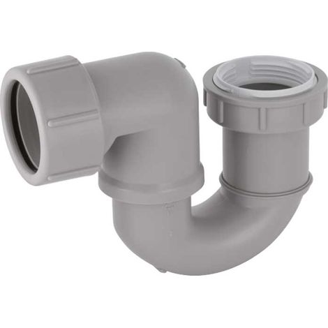 Siphon pour baignoire en PP 1"1/2 - 1"1/4 Sortie Ø 40