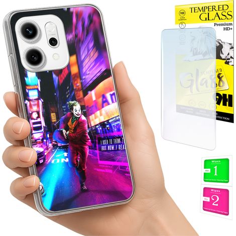 Custodia per Oppo Reno 14F / 14 FS 5G, cover fotografica, cover posteriore + vetro 9H (1/5)