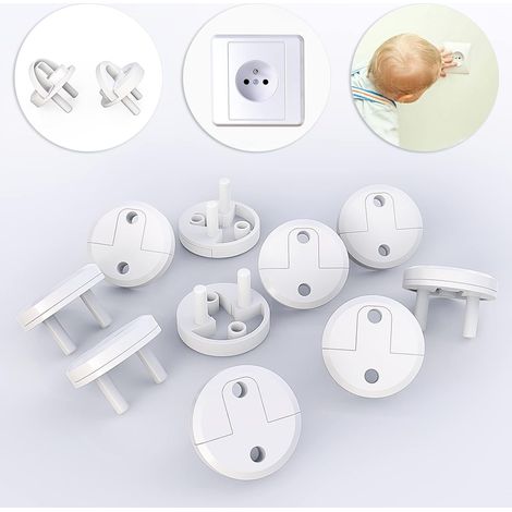 [JAMAIS UTILISÉ]20pcs Caches Prises Franaises Cache Prise Bébé Amovible [ Sans Clef Ni Adhésif ] Nouvelle Génération Originale Sécurité Domestique Et Puériculture Pour Protection Prise (1/5)