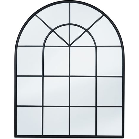 Specchio ad arco in vetro di design industriale 80x100 cm