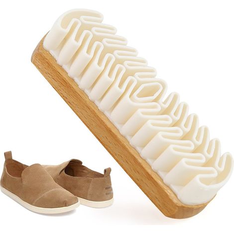 Brosse en cuir pour daim, bottes, sacs   Nettoyant récurant ménager pour chaussures et accessoires