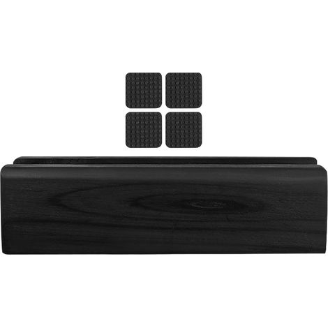 Socle de Miroir sur Pied Bois en Bois Massif Antidérapant, Support Stable et Décoratif pour Miroir Salle à Manger (1/5)
