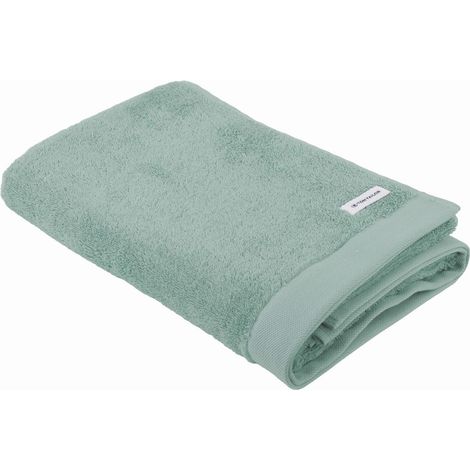 Serviette de Douche, 70x140 cm, 100% coton/éponge, avec deux accroches et étiquette avec logo, COLOR BATH TOWEL Turquoise (Fresh Sage) (1/5)