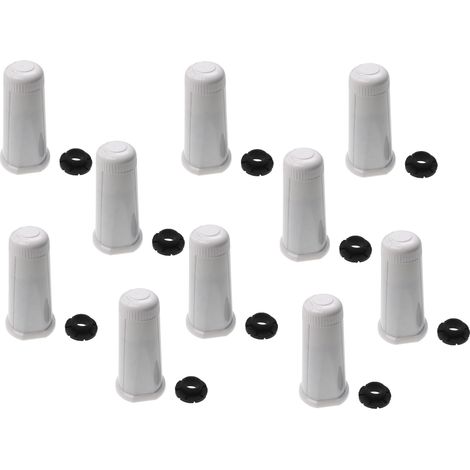 vhbw 10x Wasserfilter Filter kompatibel mit The Oracle Touch BES990 SN 1747+, BES980 SN 1814+ Espressomaschine Weiß (1/5)