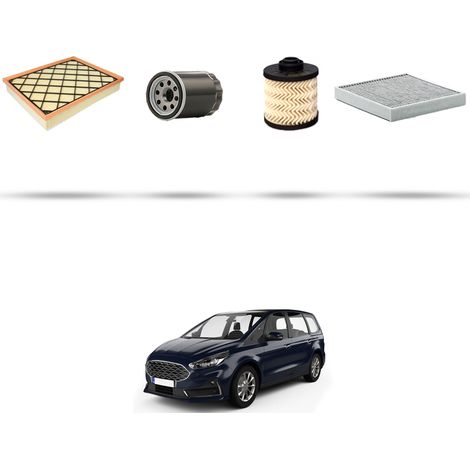 Kit tagliando 4 filtri compatibile con Ford Galacy III 2.0 Tdci 132kw dal 2015 (1/5)
