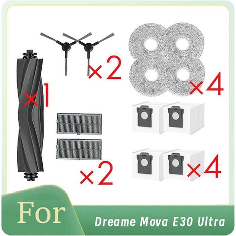 Lot de 13 pièces pour balai à franges à rouleau E30 Ultra avec filtre HEPA (1/5)