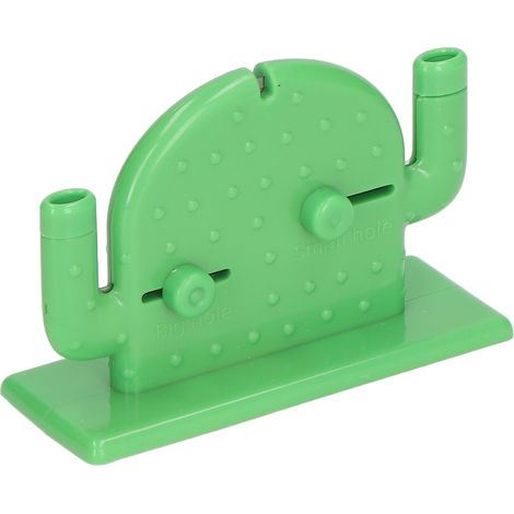 Enfileur d'aiguille double tête en plastique résistant, outil de couture facile à utiliser, insert de fil pour personnes âgées, usage domestique (1/5)