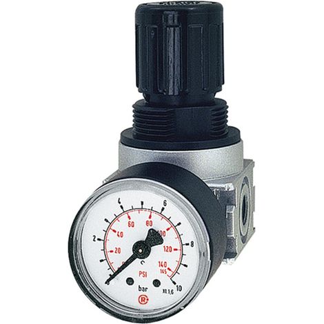 Riegler Druckregler »multifix-mini « inkl. Mano, BG 0, G 1/8, 0,5 - 10 bar (1/4)