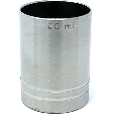 Messbecher Cocktail 4cl Edelstahl Barmaß Jigger 4 cl Dosierer Alkohol Bar Zertifikat (1/3)