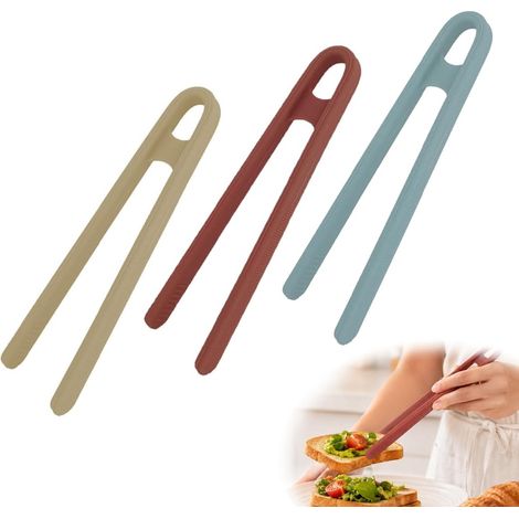 Pinces de cuisine en silicone colorées Mini Pinces Silicone (1/5)