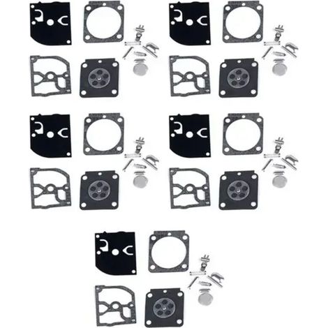 Kit de réparation de carburateur pour tondeuse à gazon : joint à membrane RB-100 pour Stihl HS45 FS55 FS38 BG45 MM55 4137 Zama C1Q-AquaForge (1/5)