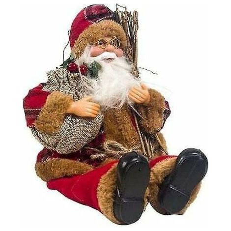 Sitting Santa Claus Christmas Ornaments Window Decorations (1/3)