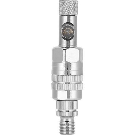Mini filtre à air pour aérographe, piège à humidité et à eau, vanne de contrôle de débit d'air réglable, raccord de couplage (1/5)
