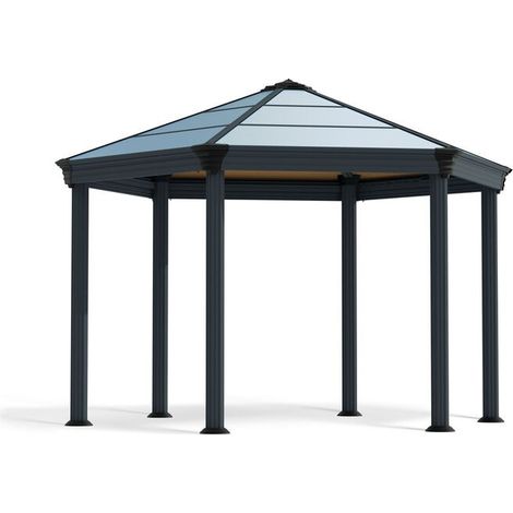 Canopia Roma Gazebo Esagonale in Alluminio 3.6X4 m (1/5)