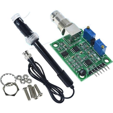 Module de capteur régulateur de pH liquide (0-14) avec sonde à électrode BNC pour Arduino (1/5)