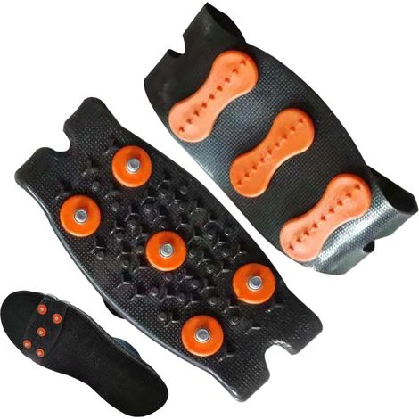 Crampons Antidérapants pour Neige et Verglas Crampons 2 Pièces (1/5)