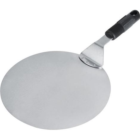 VINGVO plateau de transfert de pizza 1Pc acier inoxydable Pizza Peel pelle ronde plateau de transfert cuisine Restaurant outil de (1/4)