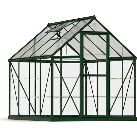 Canopia Hybrid Invernadero De Jardín Policarbonato 247X185X208 cm Verde