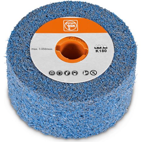Rouleau abrasif élastique Fein alésage 19 mm 100 x 50 mm fin - 63721055010 (1/2)