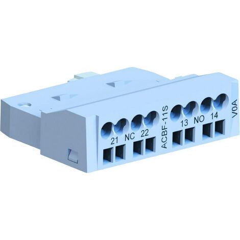 Contact auxiliaire WEG ACBF-11S 12463910 2.5 A 1 NO (T), 1 NF (R) 1 pc(s) Y062441 (1/4)