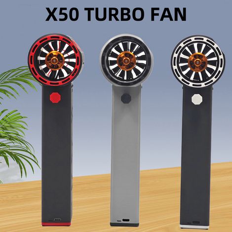 Ventilateur portable X50, 1300 g, haute poussée, moteur sans balais de 50 mm, ventilateur turbo à conduit, souffleur de poussière, outil de nettoyage de clavier (1/5)
