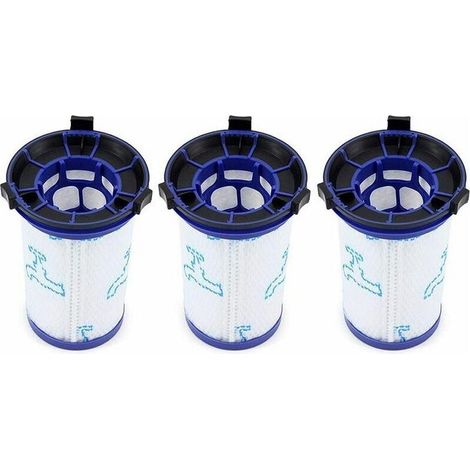 3er-Pack Ersatzfilter für Rowenta Air Force 360 / X-Pert Essential 260 Akku-Staubsauger RH9037 RH9038 RH9039 RH9051 RH9057 RH9079 RH9081 RH9086 (Alternative zu ZR009001) (1/4)